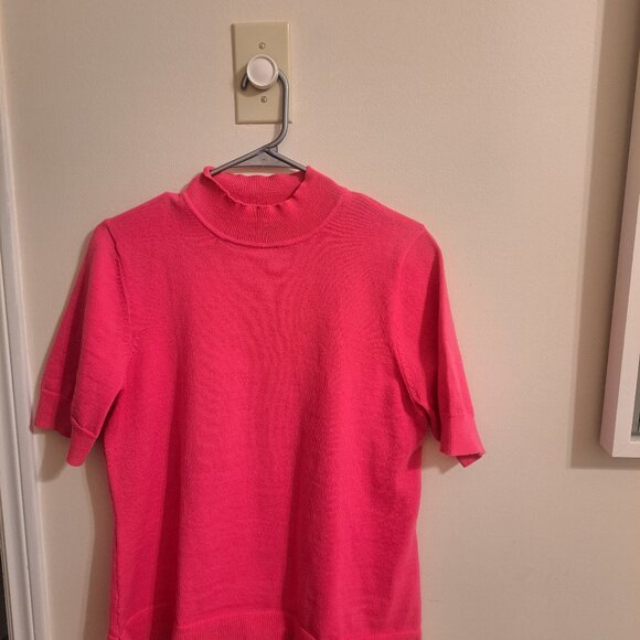Verve Ami short sleeve mock neck turtleneck - Picture 1 of 2